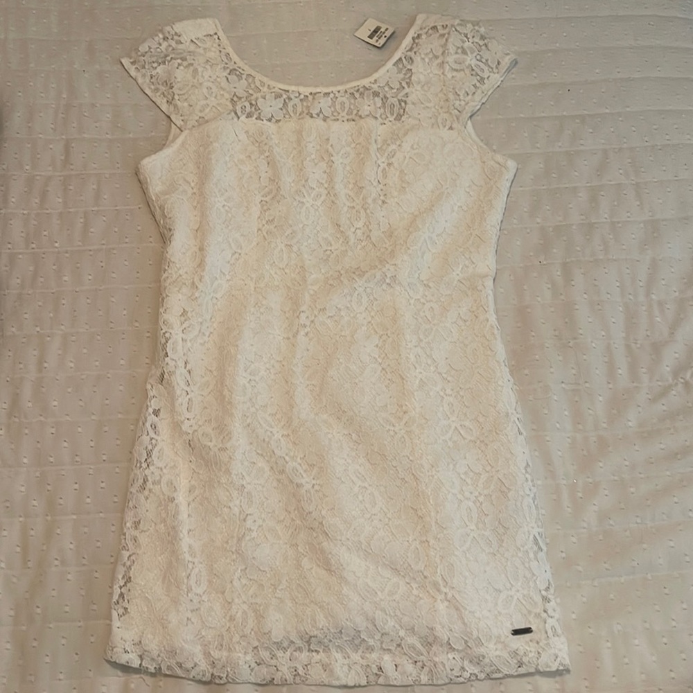 White Hollister Mini dress
